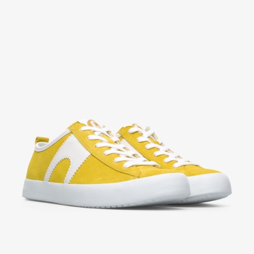 Camper Imar Sneakers Yellow / White - Womens Singapore SMMMOE-687